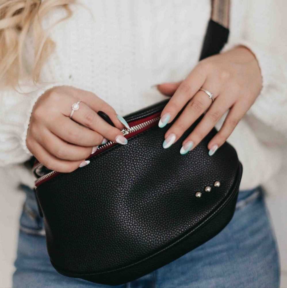 Cross body bag purse Black